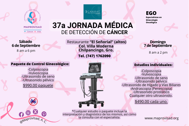 37ª Jornada Médica de Detección de Cáncer en&nbsp;Chilpancingo